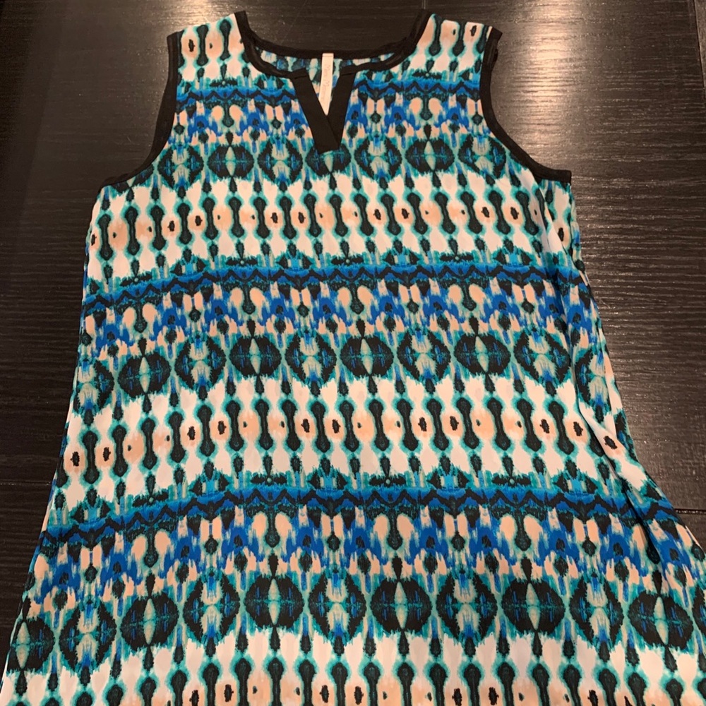 Maternity flowy colorful tunic